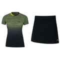 Li-Ning Women's Badminton Competition Sets T-shirts + Skirts Suits Breathable Professional LiNing Sports Set AATN018 WAT1166