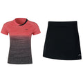 Li-Ning Women's Badminton Competition Sets T-shirts + Skirts Suits Breathable Professional LiNing Sports Set AATN018 WAT1166